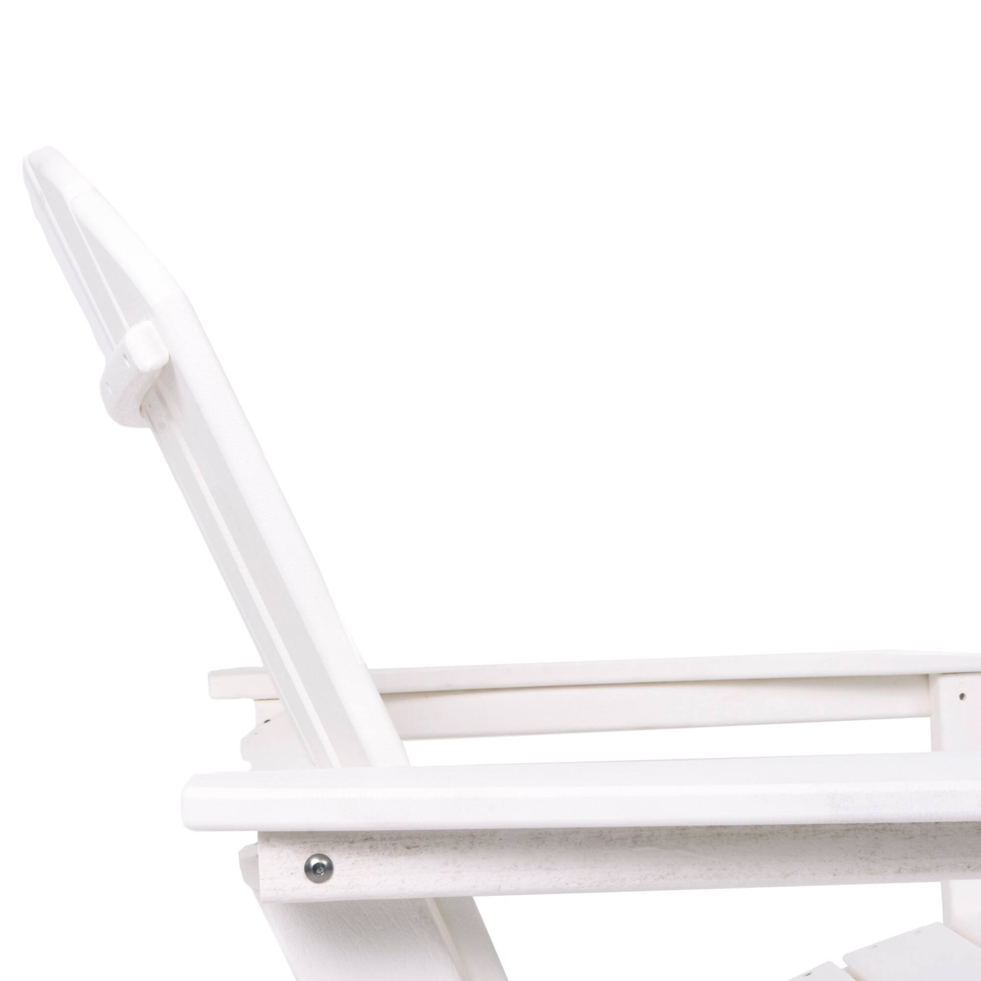 White Traditional Adirondack Chair